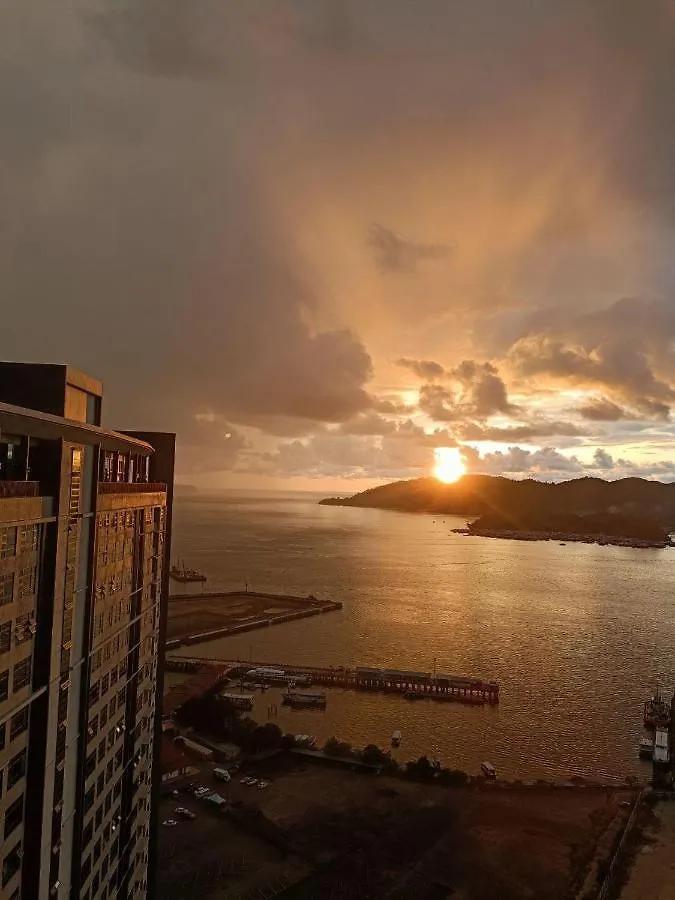 Apartment Linnea 2R1B Nordic Inspired Theme At Jesselton Quay Kota Kinabalu Malaysia